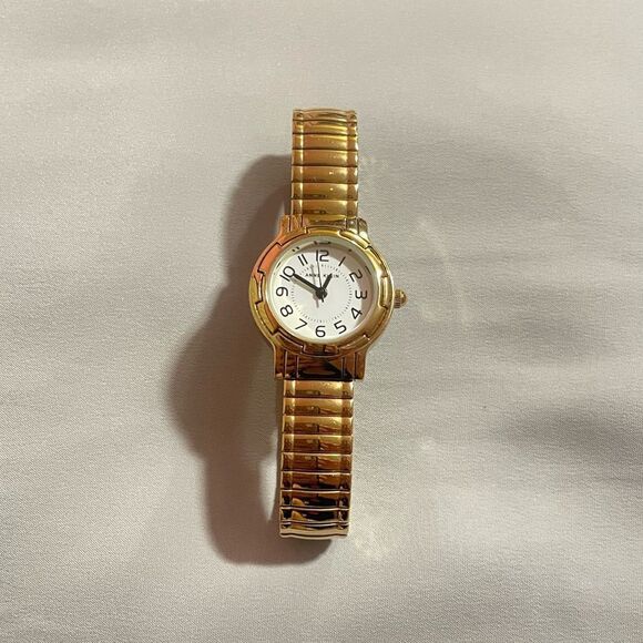 Anne Klein Gold Tone Wristwatch - Picture 1 of 4